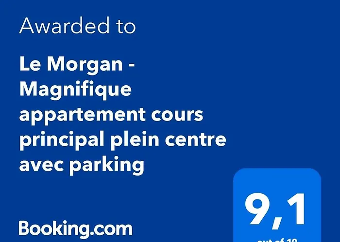 Le Morgan - Magnifique Appartement Cours Principal Plein Centre Avec Parking